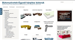 Desktop Screenshot of butorszivacs.hu